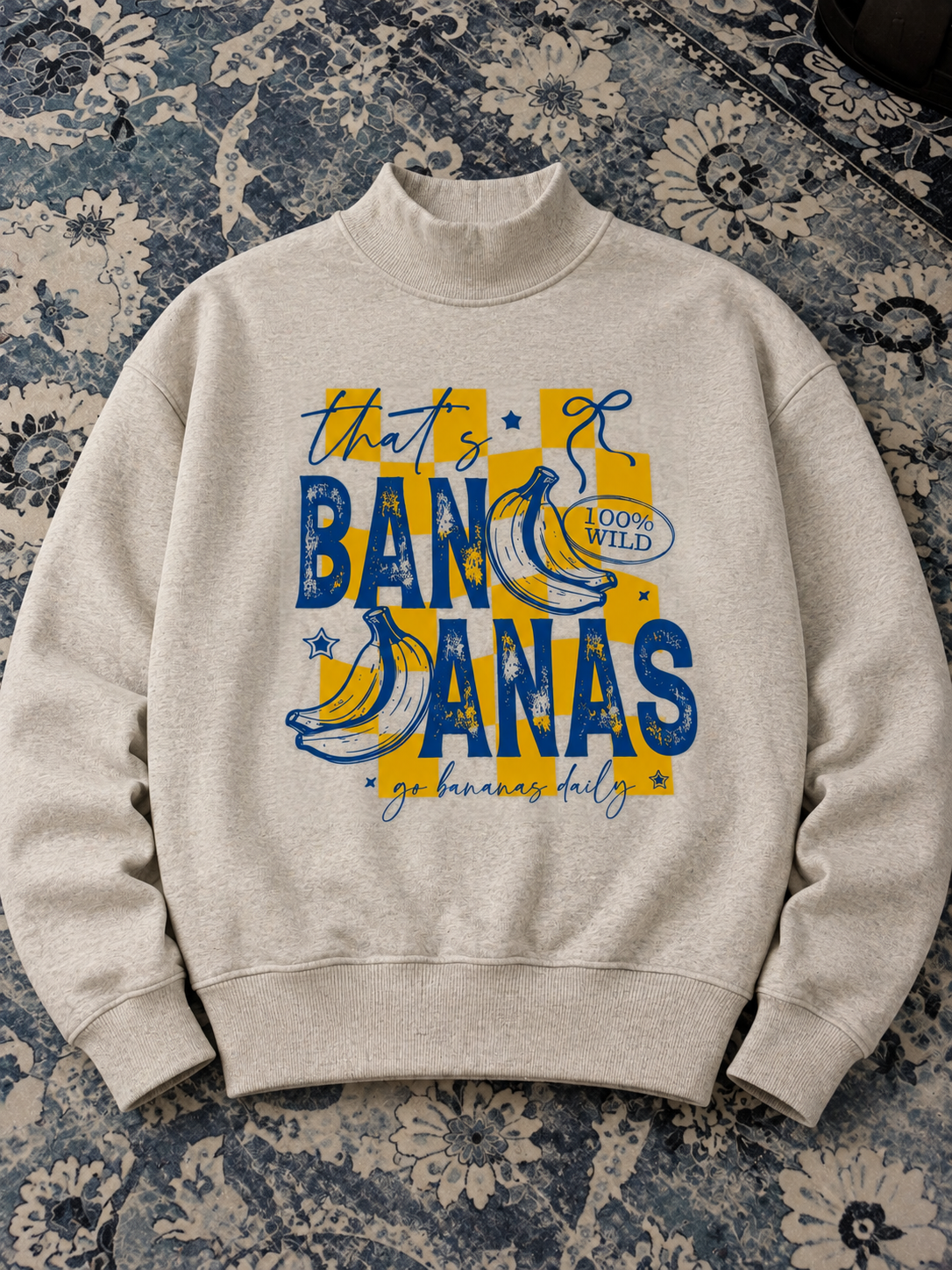 Go Bananas Daily Mockneck