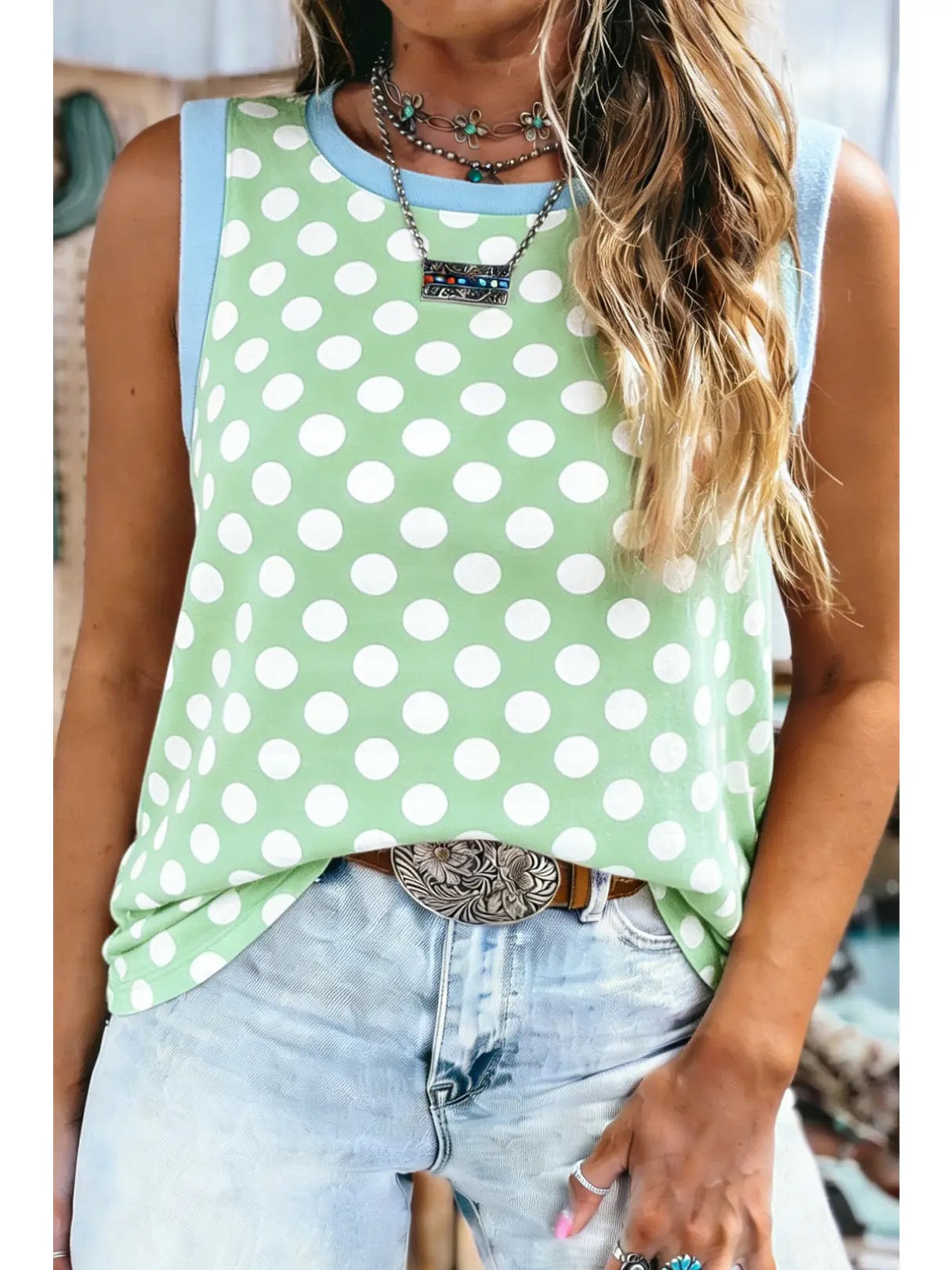 Polka Dot Tank