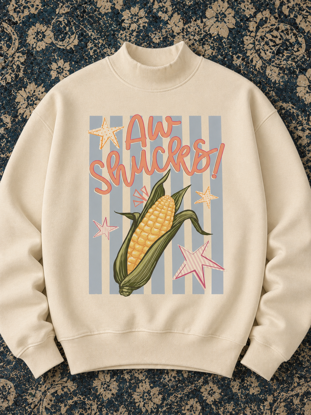 Aw Corn Shucks Mockneck