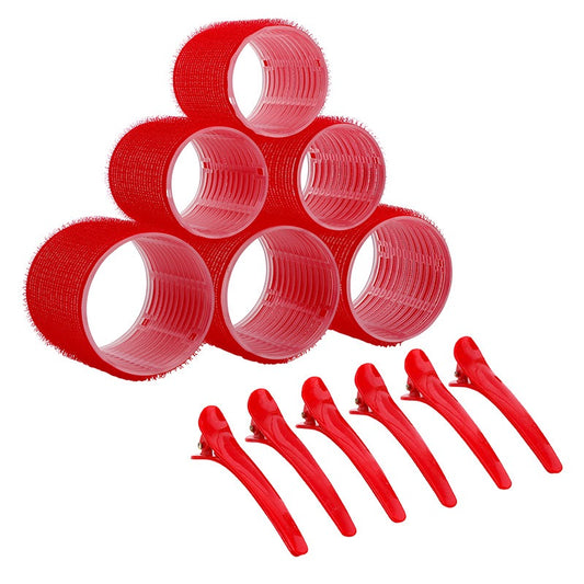 Hair Roller Set- Red